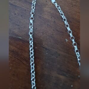NWOT Sterling Silver 18" Rolo Chain